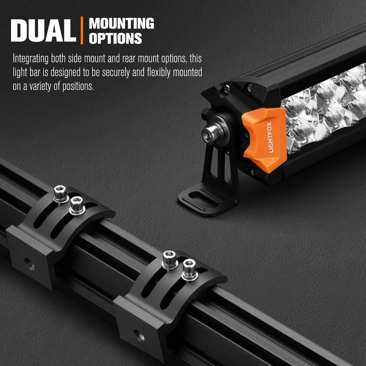 Barra de luz LED LIGHTFOX de 20 pulgadas de doble fila 120W - Imagen 8