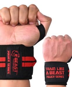 Beast Power Gear Muñequeras Rígidas para Levantamiento de