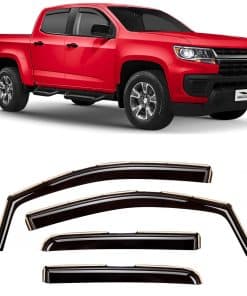 Voron Glass en-Canal Deflectores de Lluvia -Negro