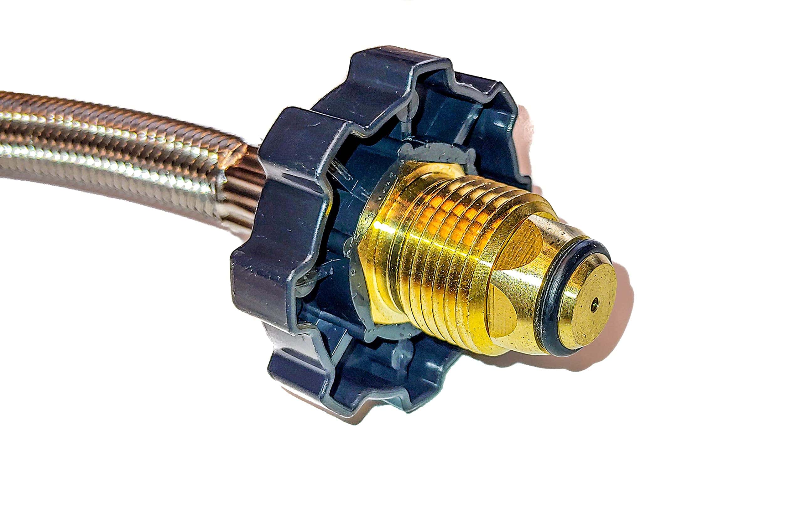 Conjunto de dos Pigtails de Propano Trenzado de Acero - Imagen 3