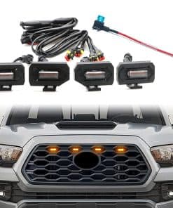 4pcs Luces LED para Parrilla de Tacoma -Blanco