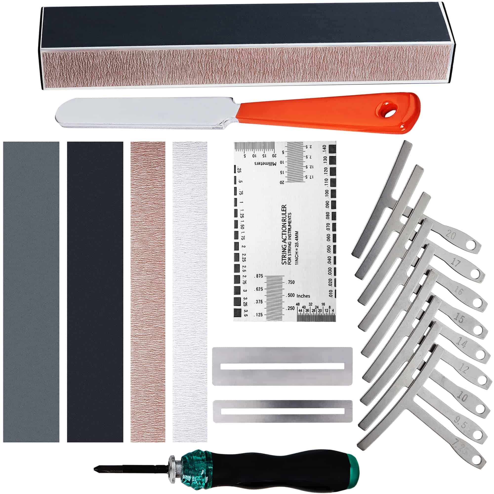 Kit de herramientas de reparación de guitarra MIECOO de 19