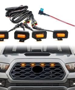 4pcs Luces LED para Parrilla de Tacoma -Ámbar