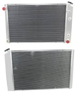 Radiador de aluminio de 4 filas para camioneta Chevy CK C10