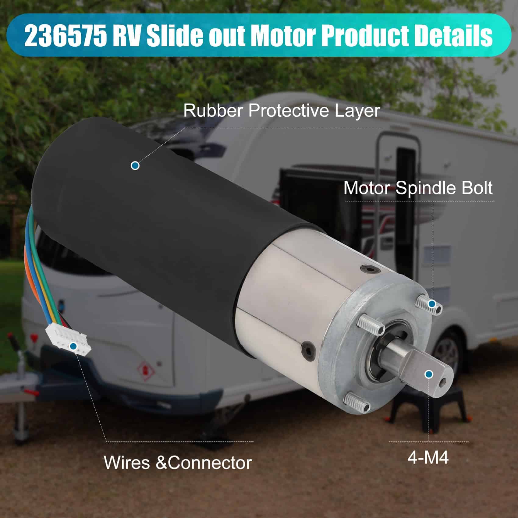 236575 Motor de deslizamiento en la pared RV, Motor de - Imagen 6