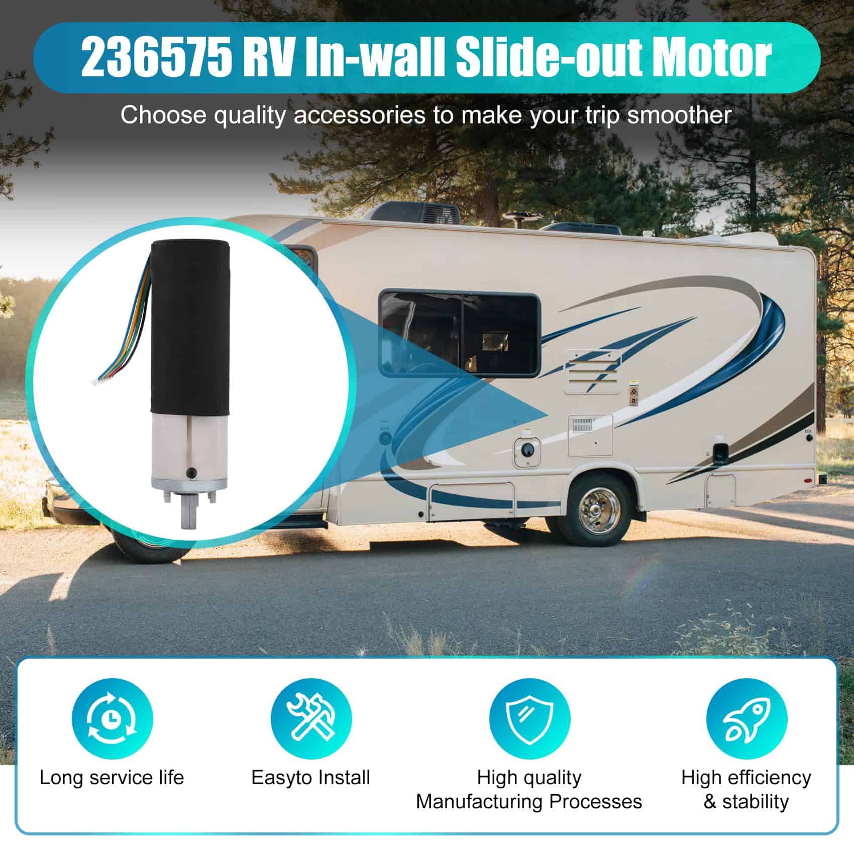236575 Motor de deslizamiento en la pared RV, Motor de - Imagen 8