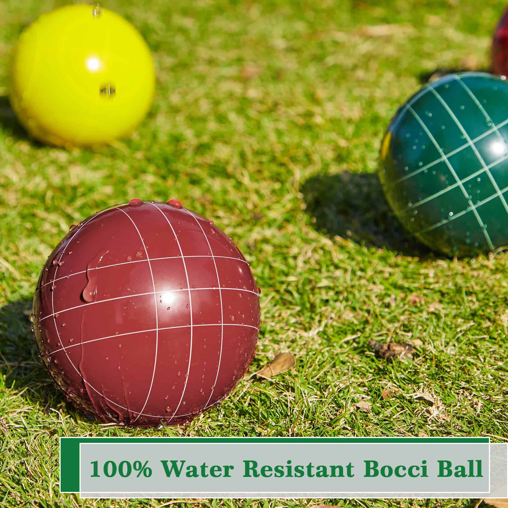 Juego de Bolas de Boliche Olsa de 100mm, Set de Bocce para - Imagen 4