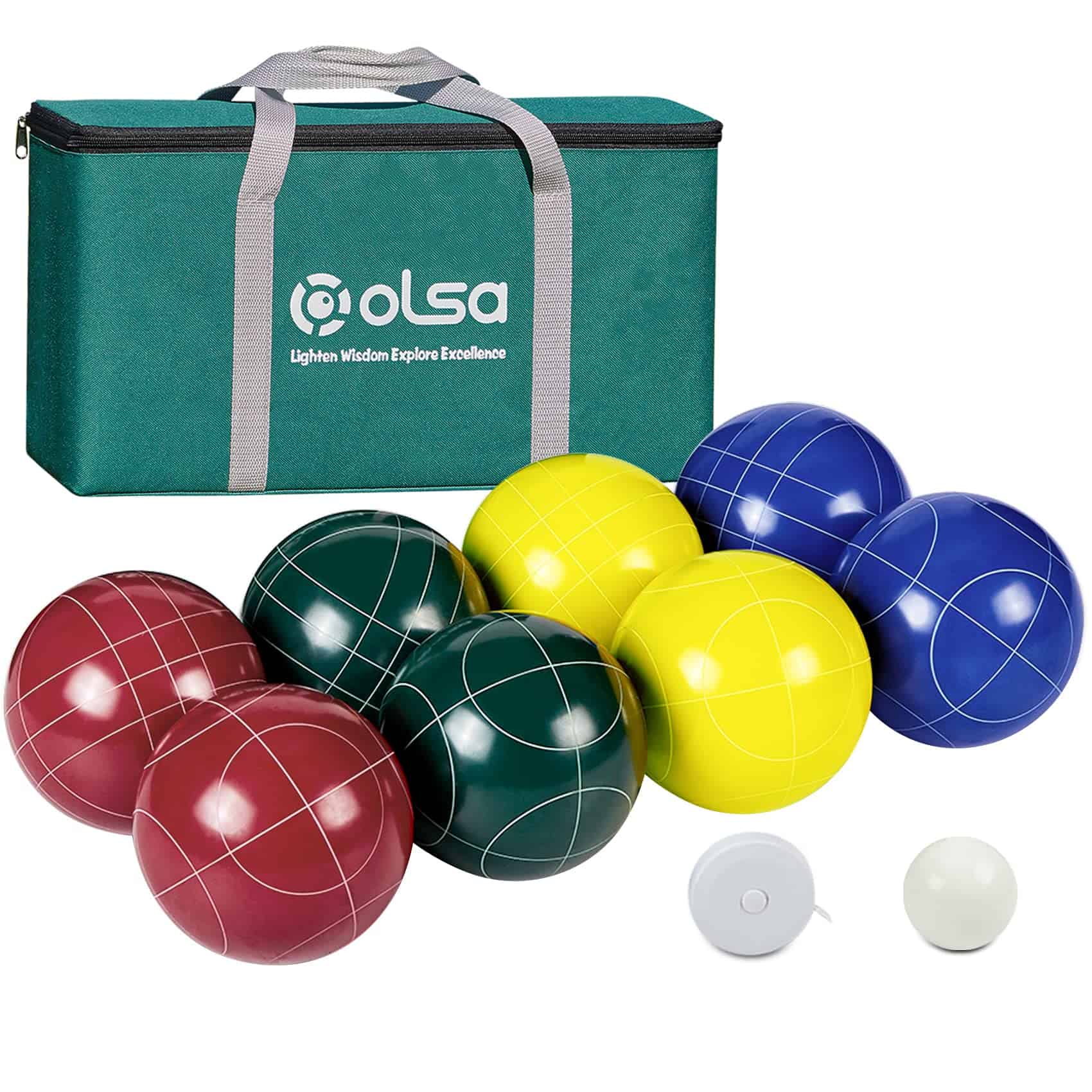 Juego de Bolas de Boliche Olsa de 100mm, Set de Bocce para