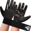 Guantes de Levantamiento de Pesas RDX con -Café