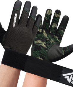 Guantes de Levantamiento de Pesas RDX con -Verde