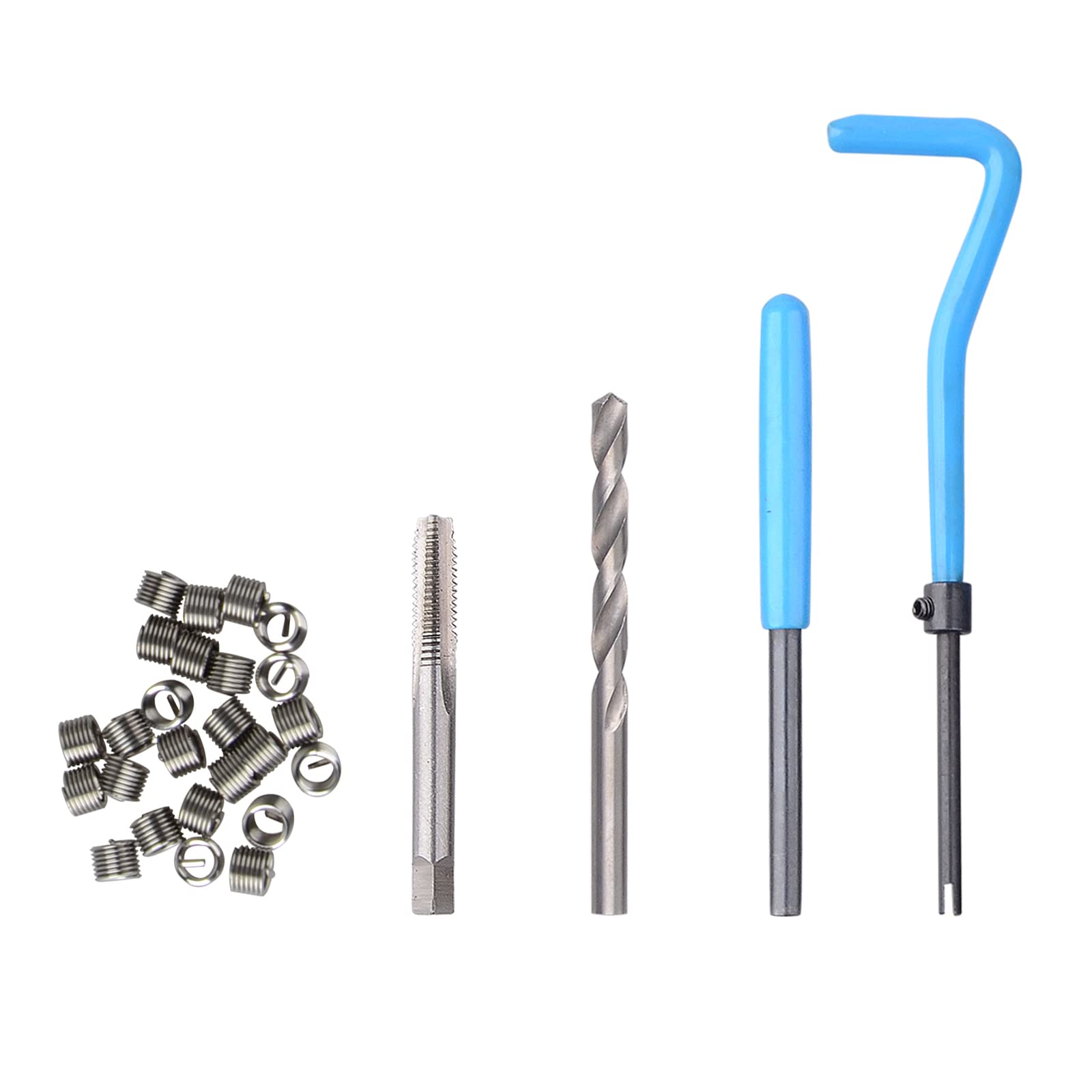 Juego de Reparación de Roscas SAE de 131 Piezas DAYUAN, Kit - Imagen 6