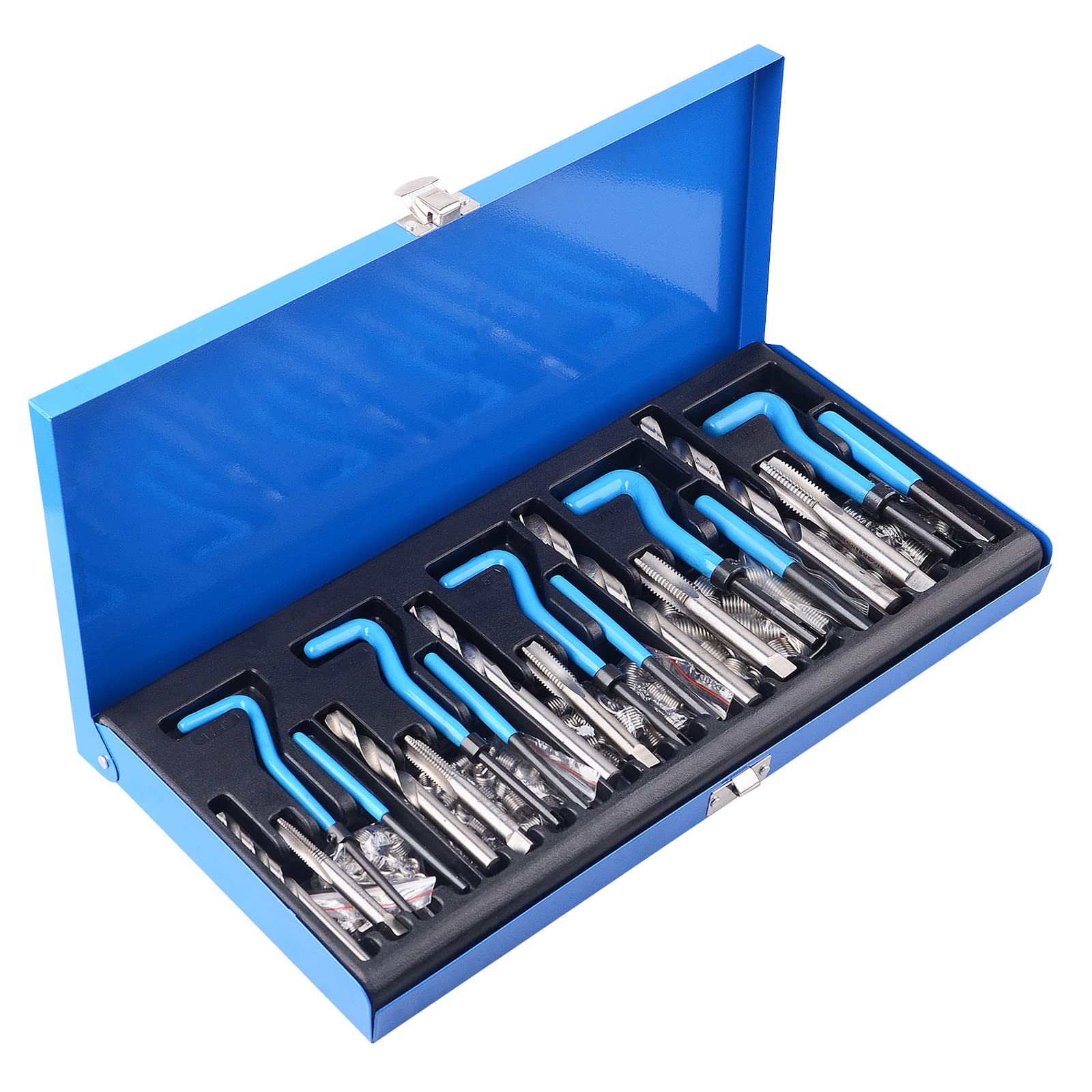 Juego de Reparación de Roscas SAE de 131 Piezas DAYUAN, Kit - Imagen 3