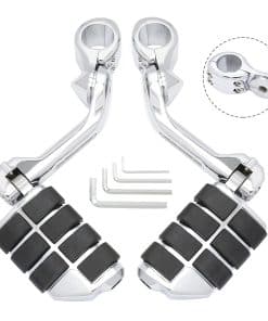 Juego de soportes de reposapiés de carretera largos y