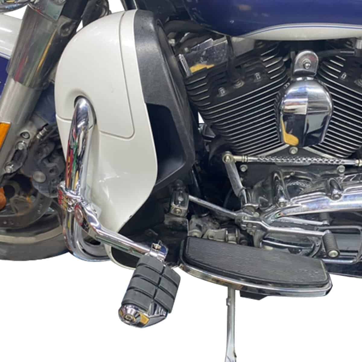 Juego de soportes de reposapiés de carretera largos y - Imagen 7