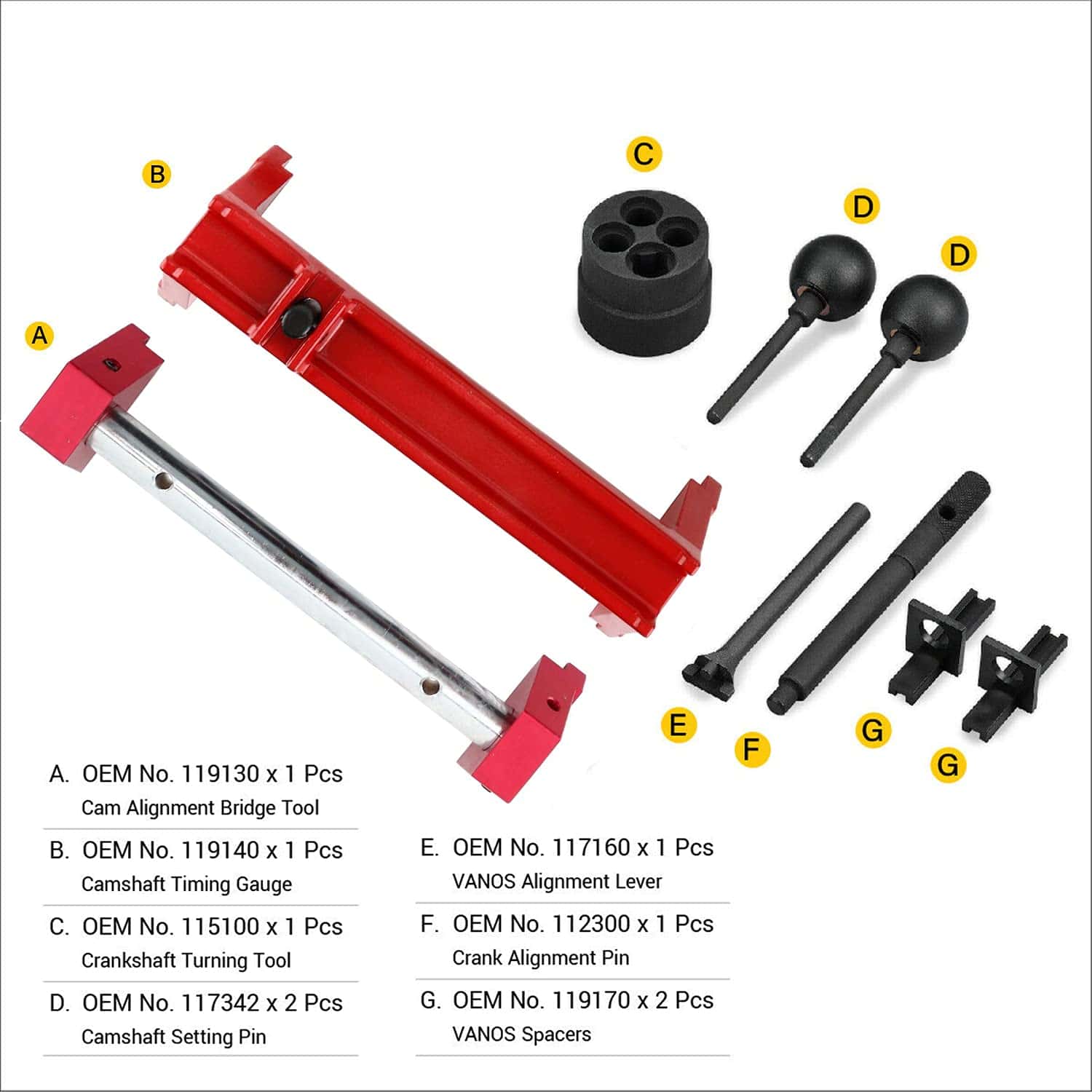 Juego de Herramientas de Alineación de -40 119130 - Imagen 4