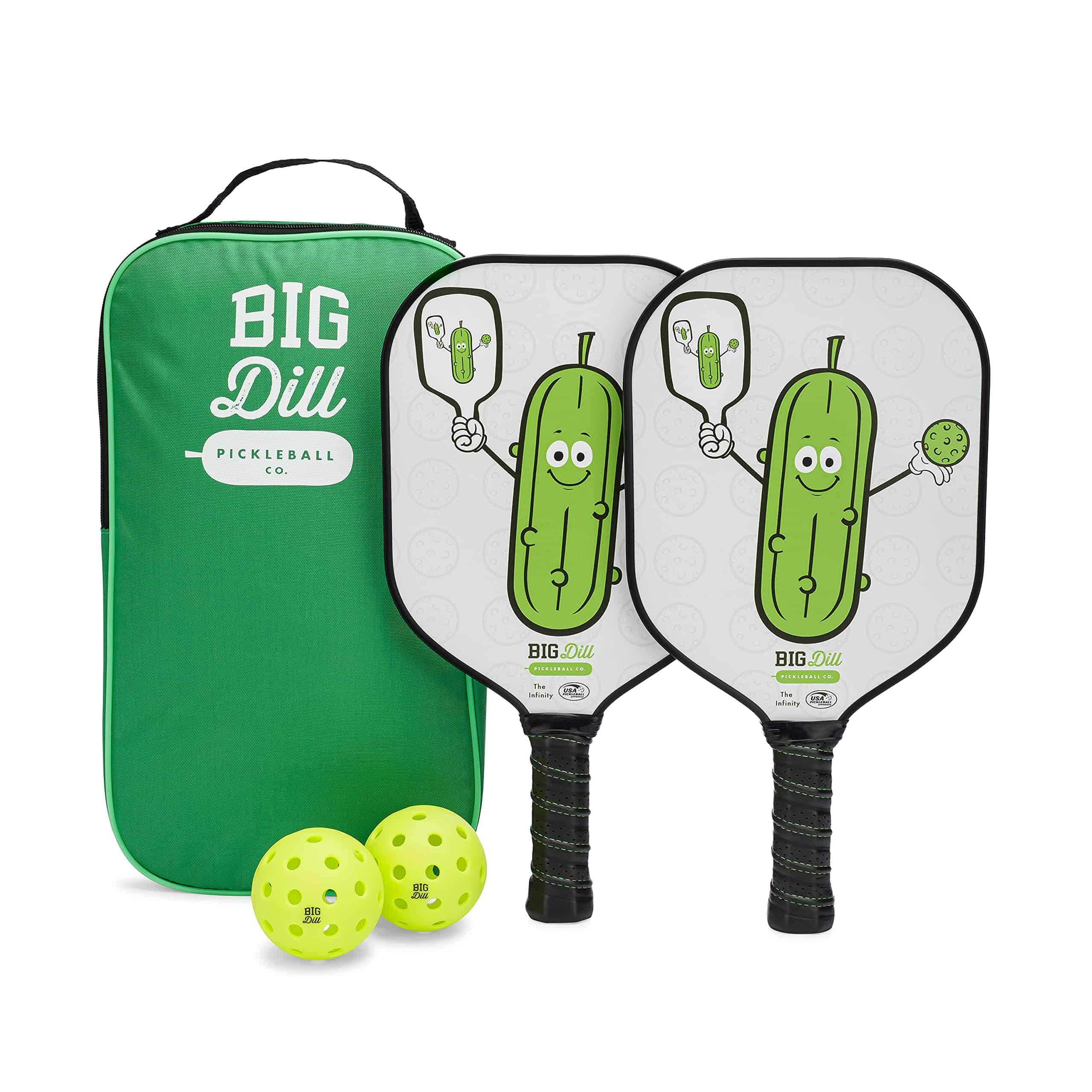 Set de Paletas de Pádel de Pepinillos Infinity Big Dill Set