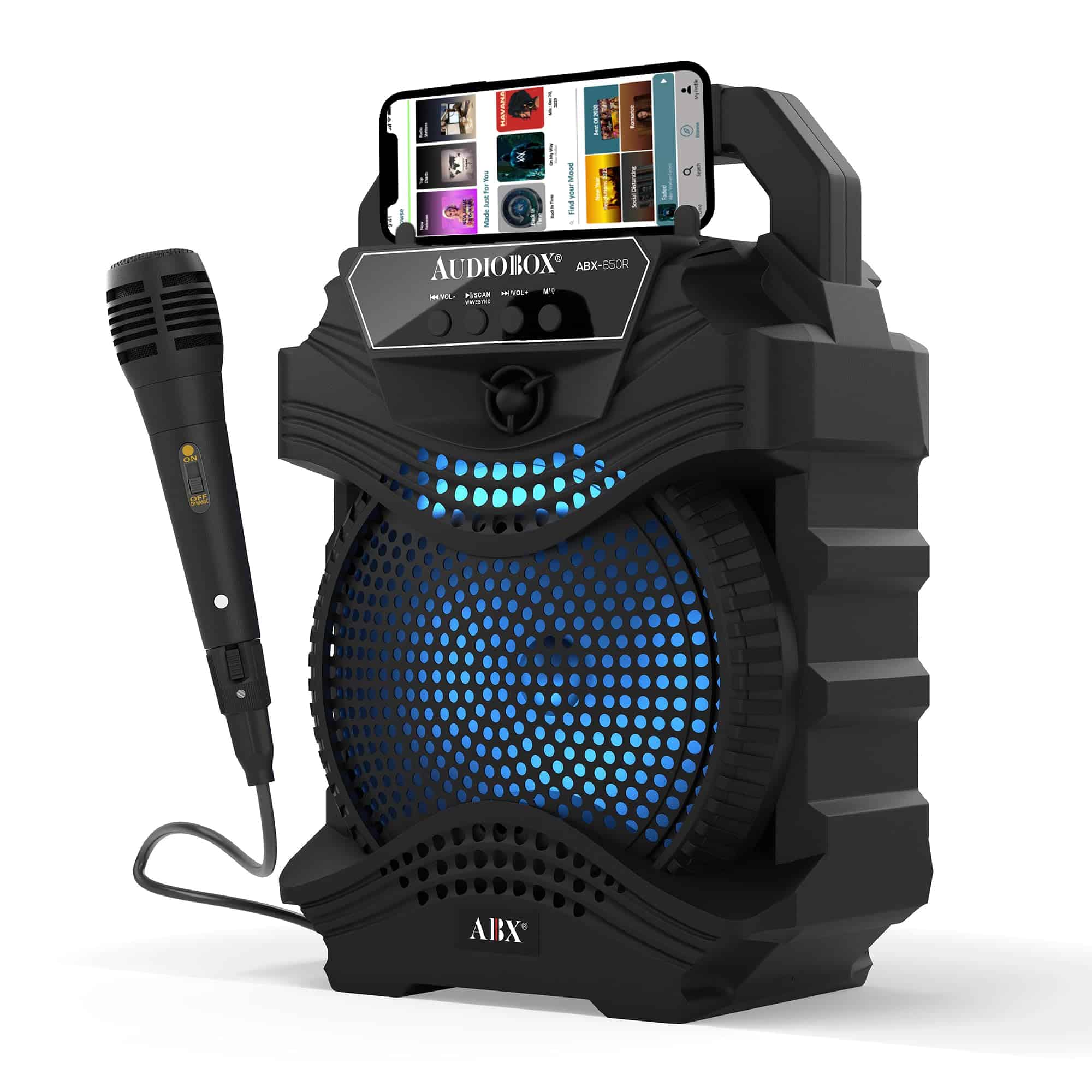 Altavoz portátil de karaoke AudioBox con Bluetooth, con