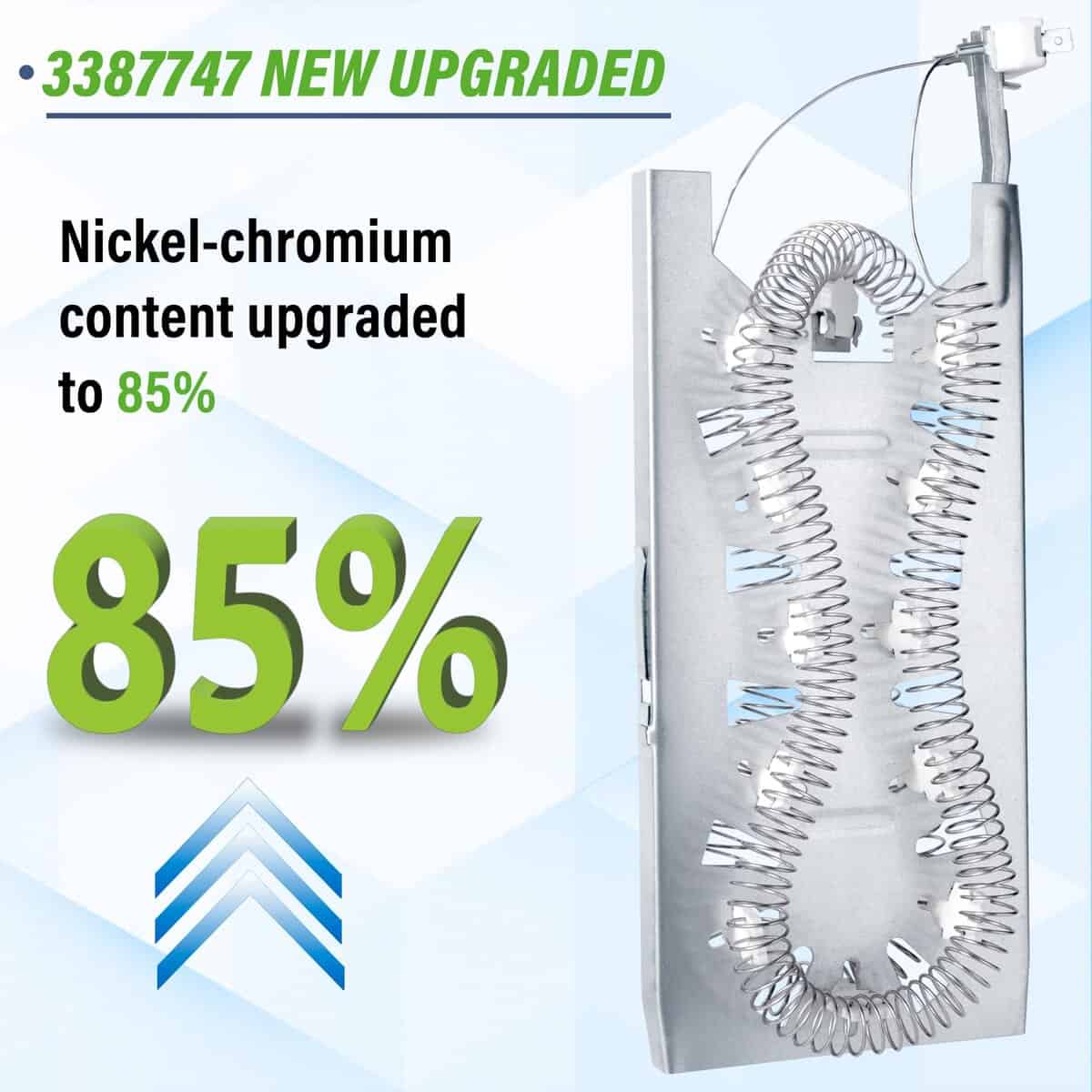 Kit de Elemento Calefactor 3387747 W11344457 para Secadoras - Imagen 4