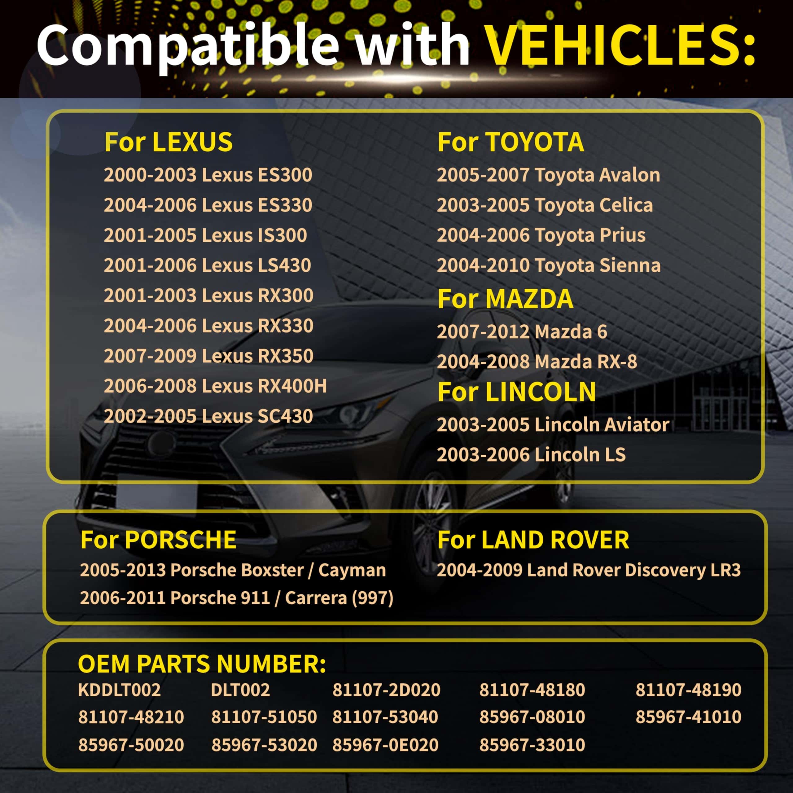 Balastro de Faro HID para Lexus IS300: ES350 ES300 GS350 - Imagen 4