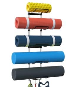 Soporte de Pared para Tapetes de Yoga, Organizador de
