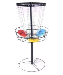 Canasta de Disco de Golf Gamesun con 3 discos, Canasta de