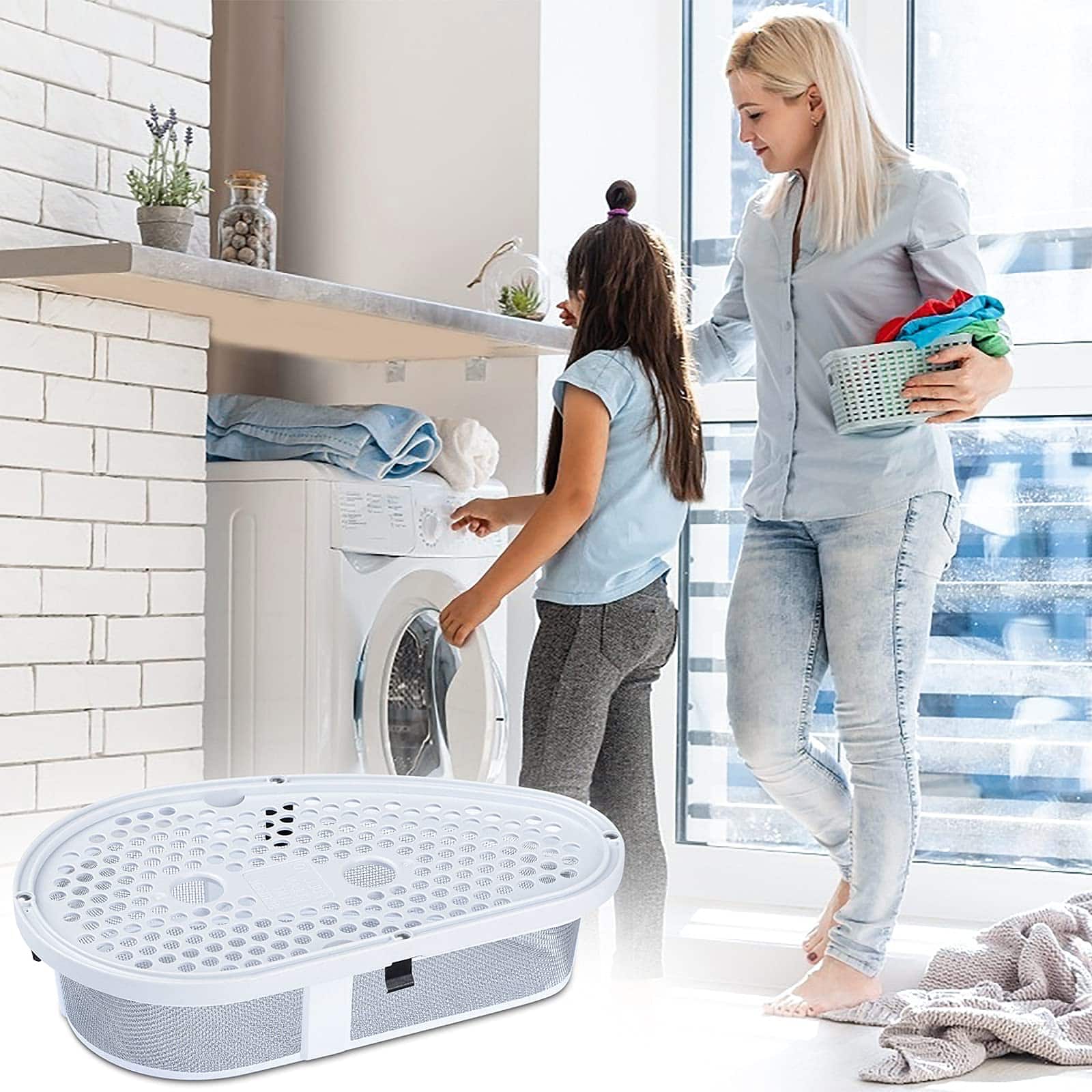 Filtro de Pelusa y Tapa de la Caja de Repuesto, W10828351 - Imagen 7