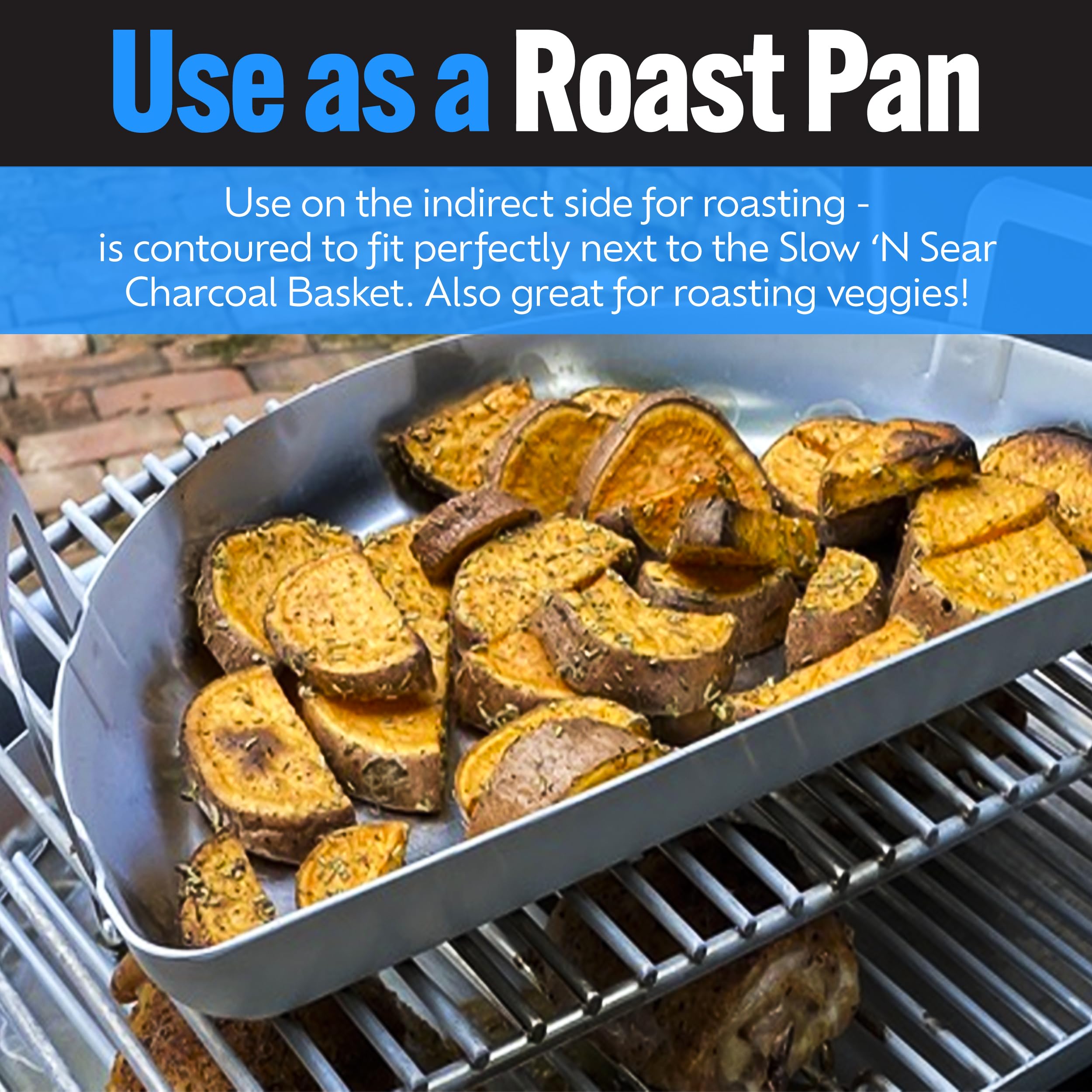 Bandeja de goteo SnS Grills Slow �N Sear Mini - Accesorio - Imagen 6