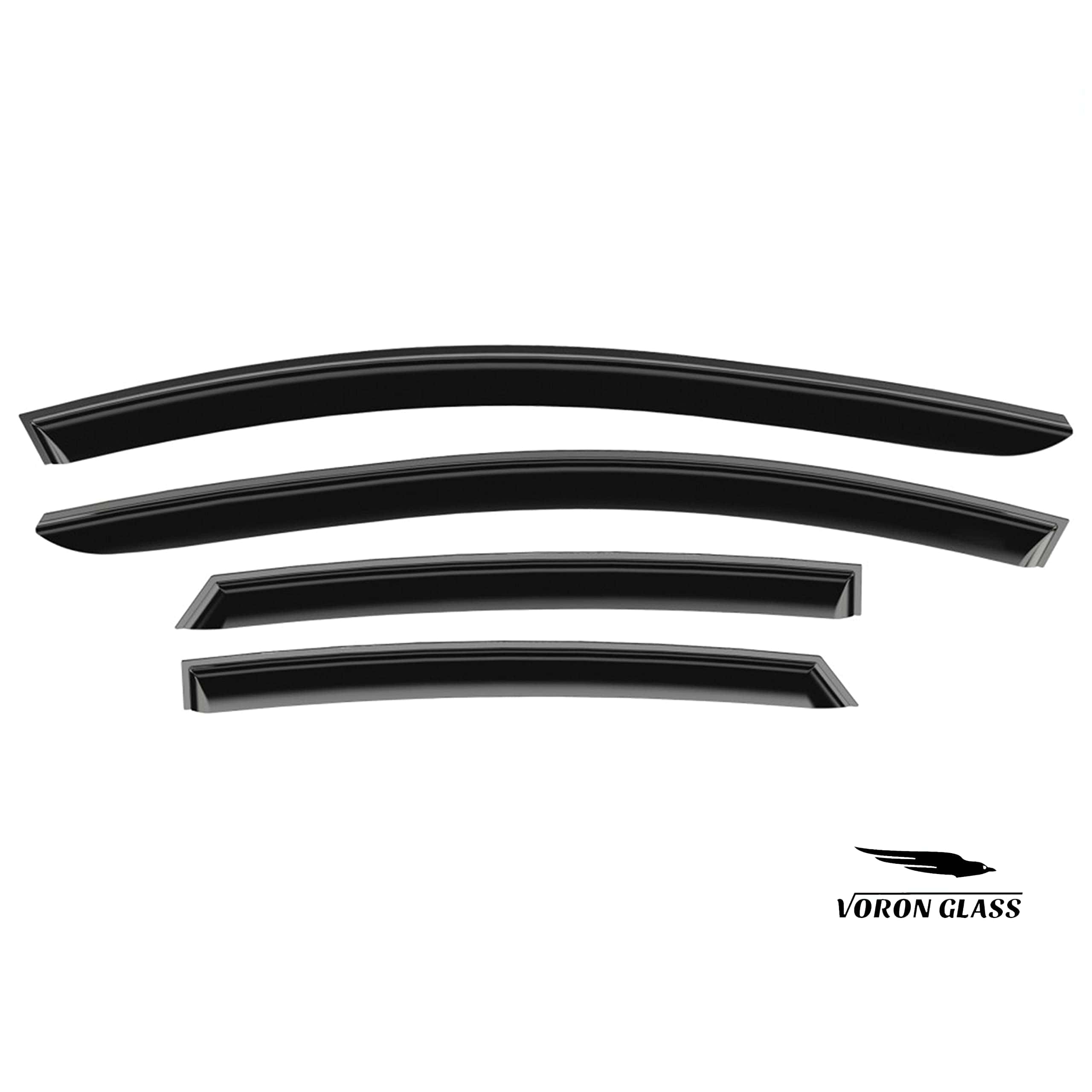 Voron Glass Deflectores de Lluvia Tape-on -Negro - Imagen 9