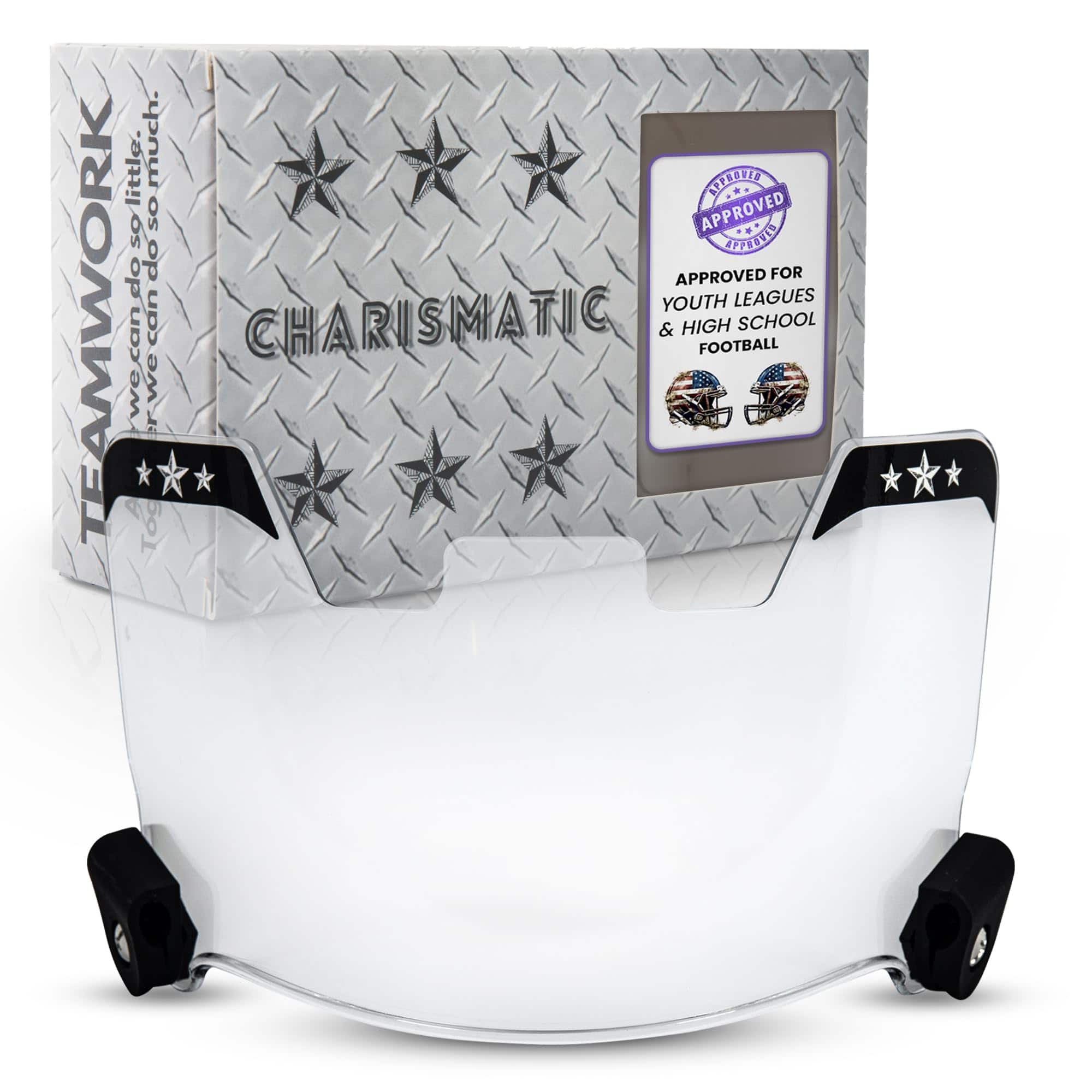 Visera de Fútbol Transparente CARISMÁTICA - Viseras de