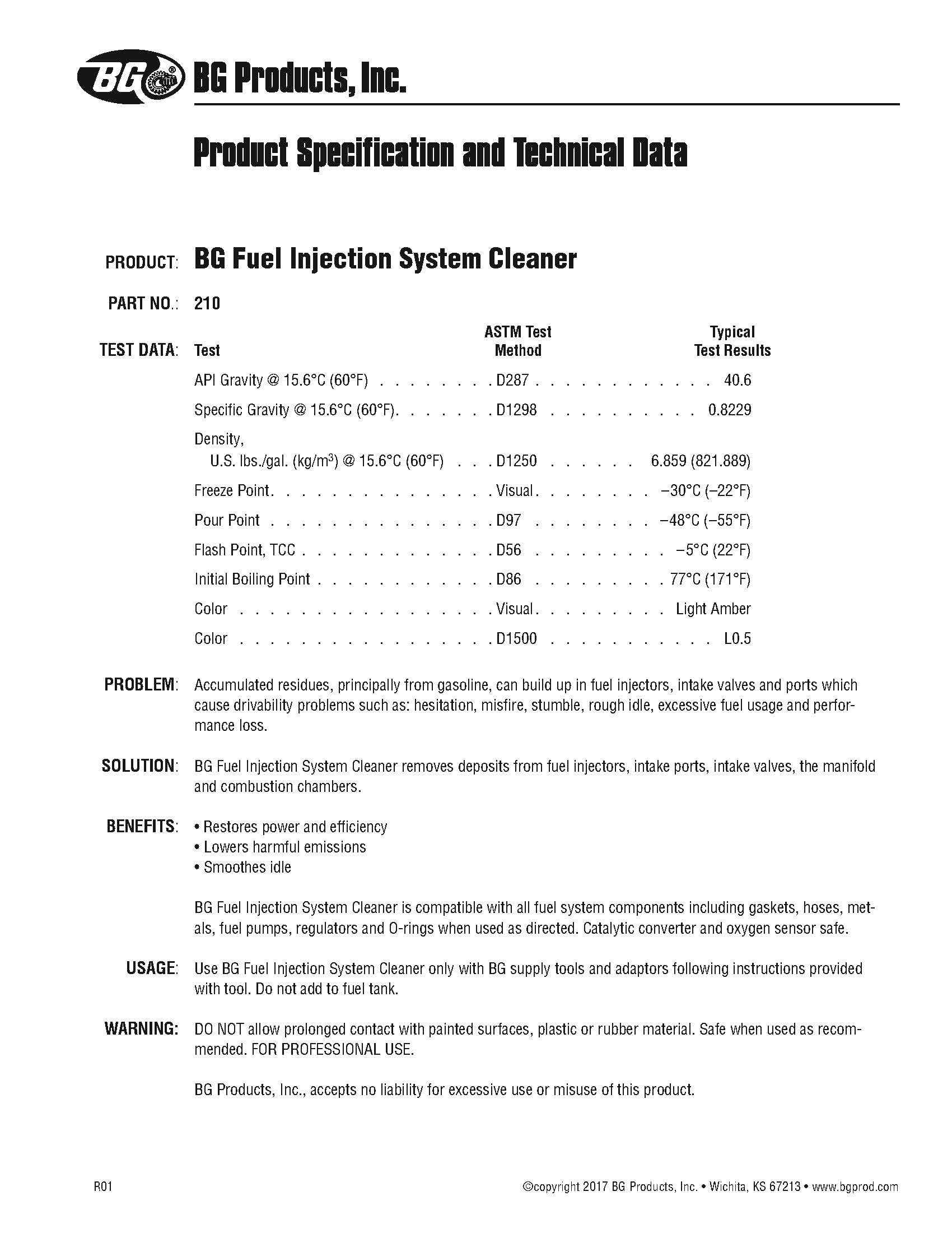 Limpiador de Sistema de Inyección de Combustible BG PN 210 - Imagen 4