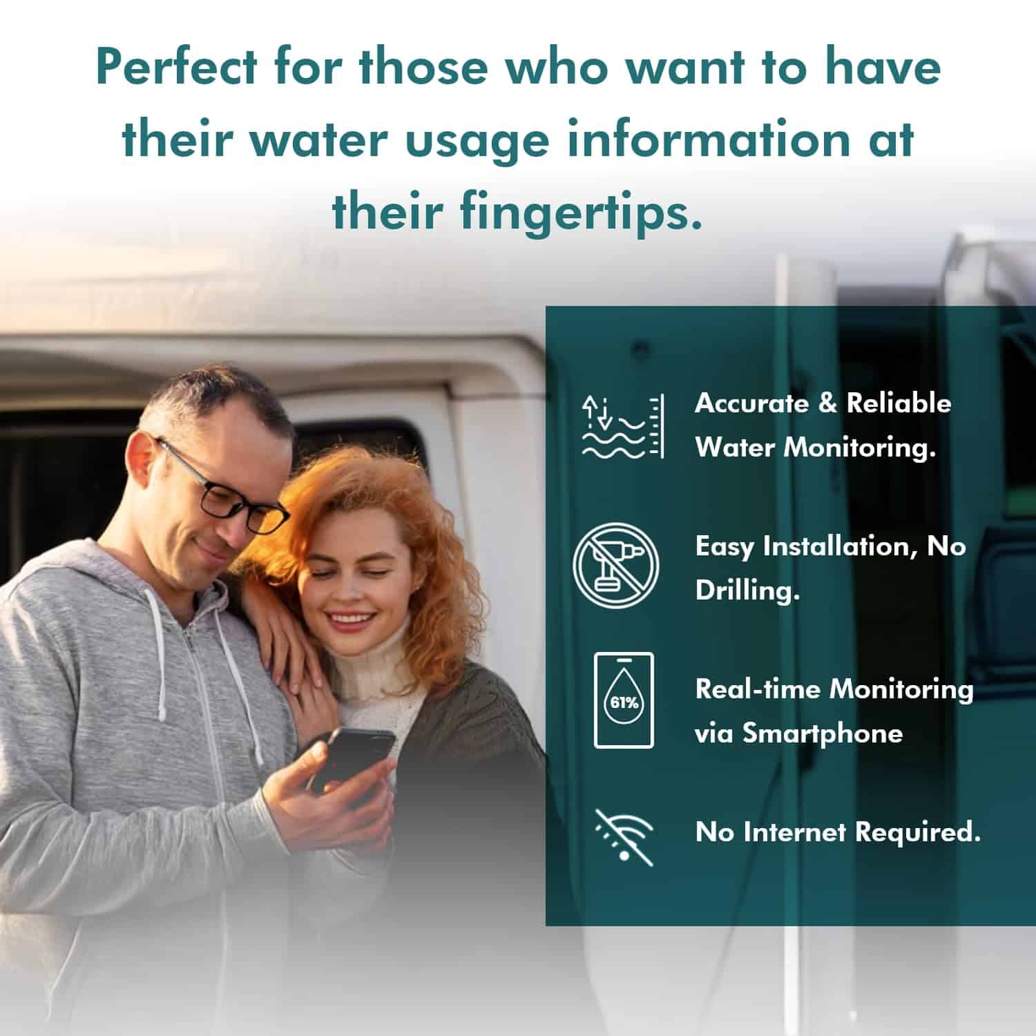 Medidor de Tanque de Agua Bluetooth Topargee H2F-BT12 - Imagen 4