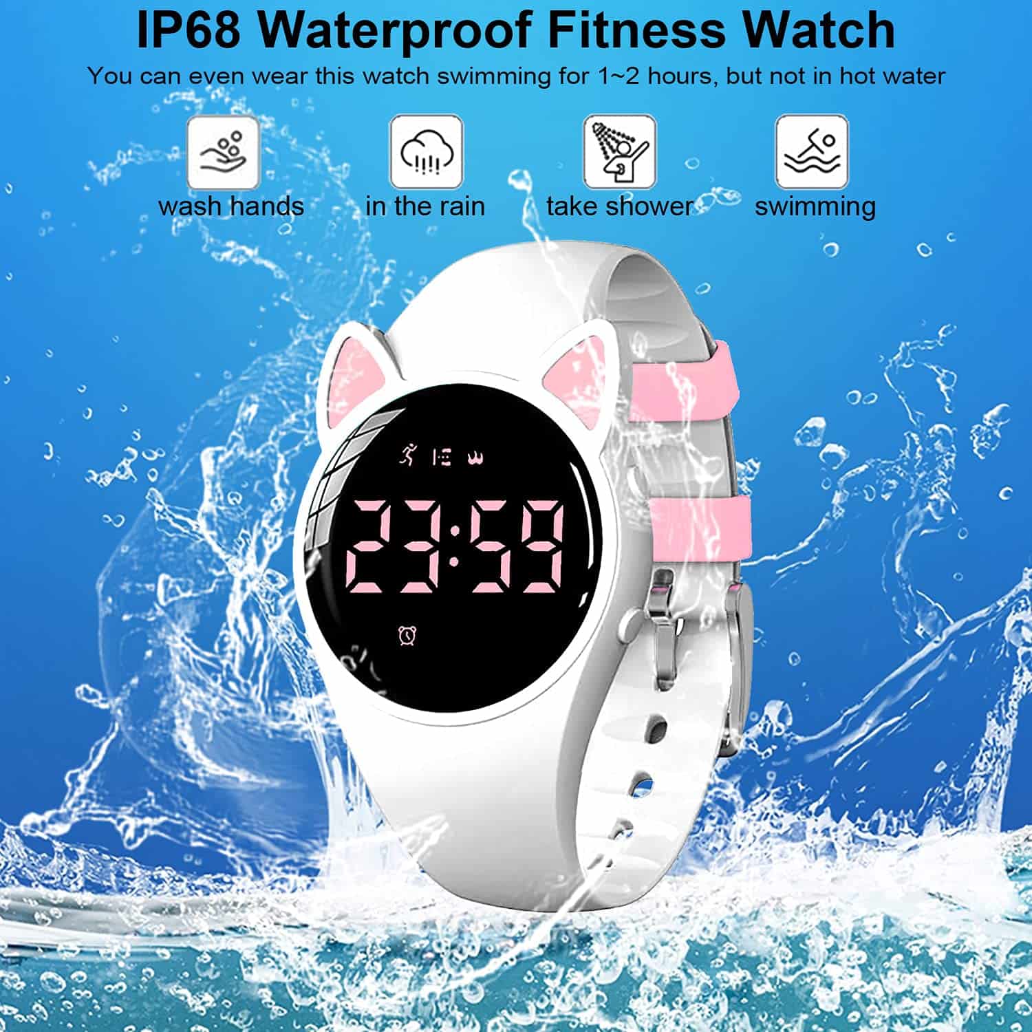 Reloj Fitness Rastreador de Actividad para Niños HUYVMAY, - Imagen 7