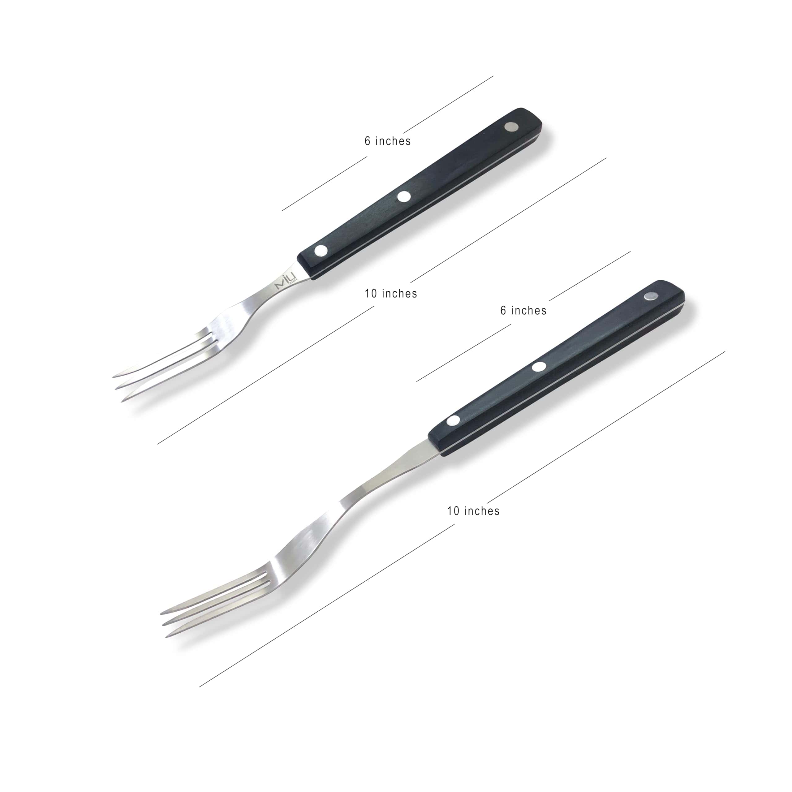 Set de 2 Tenedores para Carne WALLFARM Granny Forks - Acero - Imagen 4