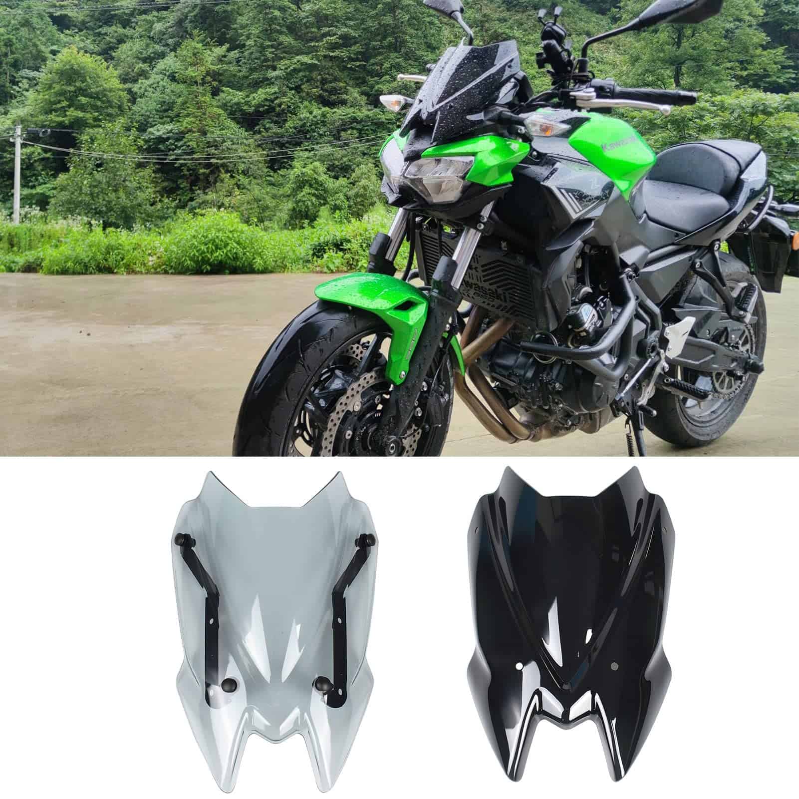 Parabrisas para motocicleta Midimttop compatible con