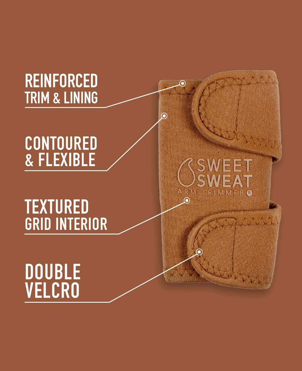 Mangas tonificadoras Sweet Sweat para brazos para hombres y - Imagen 3