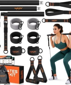 Kit de Barra de Pilates con Bandas de -Black