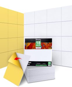 18 Paquete Paneles Acústicos Blancos 12"X12"X 0.4" Paneles