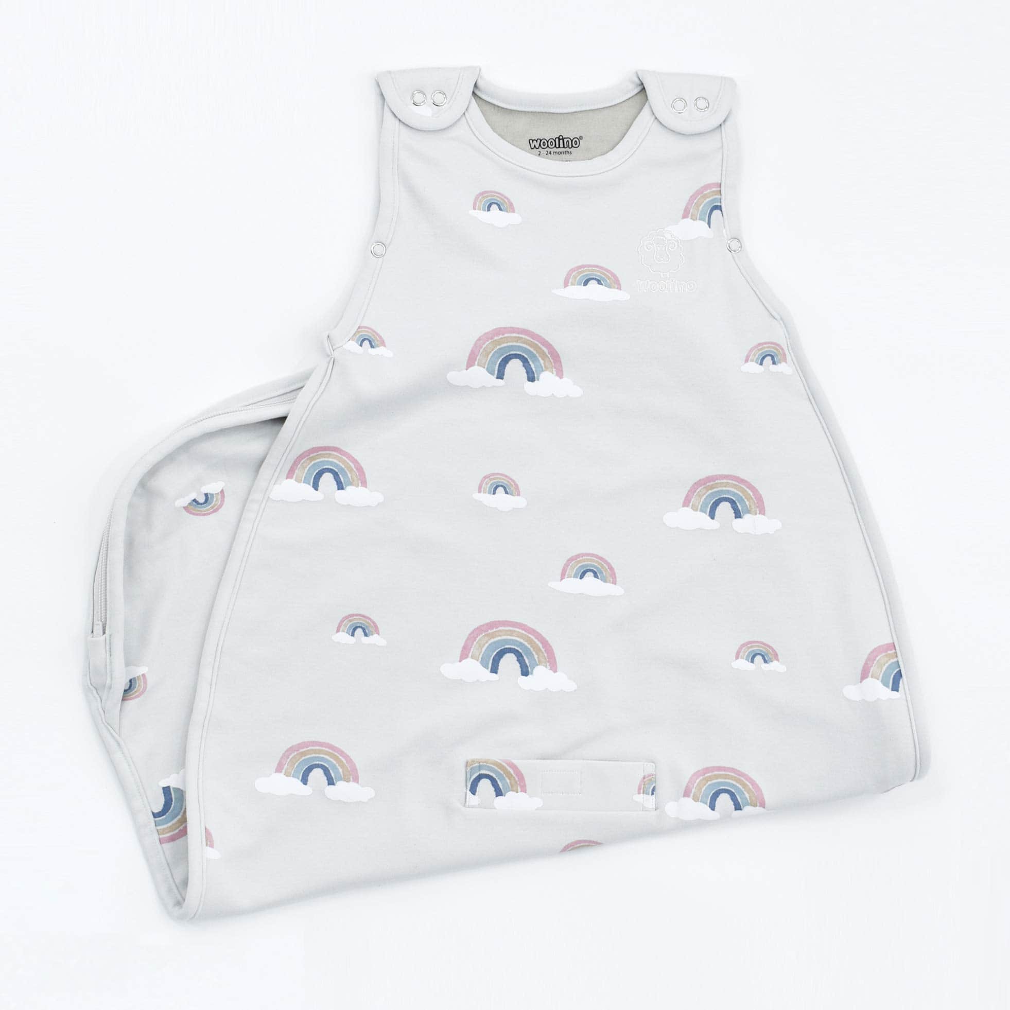 Saco de dormir para niños de 4 estaciones Woolino, lana - Imagen 3