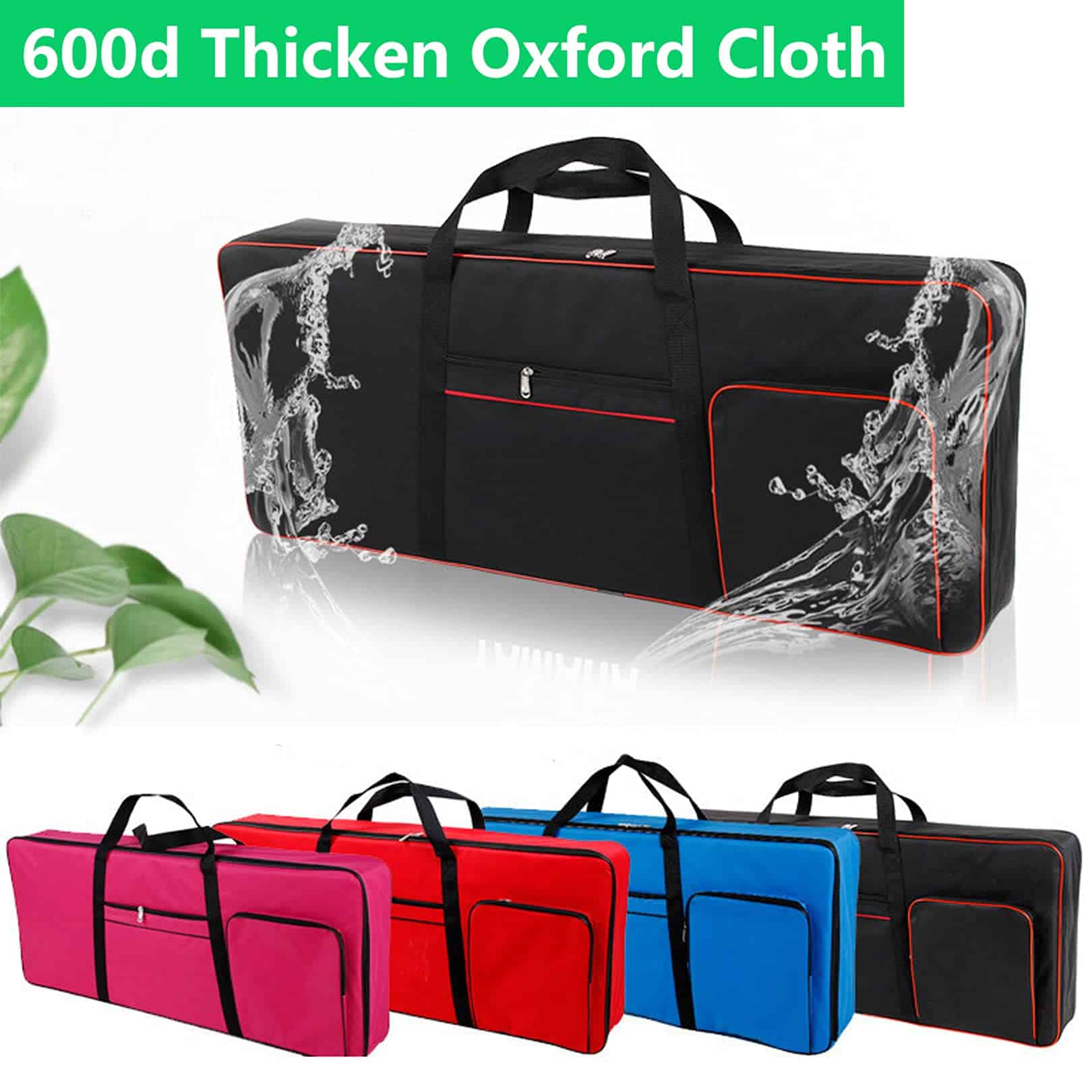 Funda para teclado de 61 teclas Vilihkc, -Rojo - Imagen 6