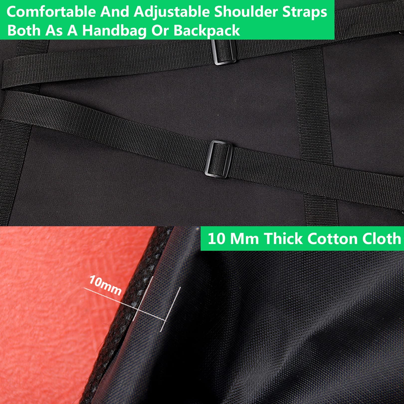 Funda para teclado de 61 teclas Vilihkc, -Rojo - Imagen 7