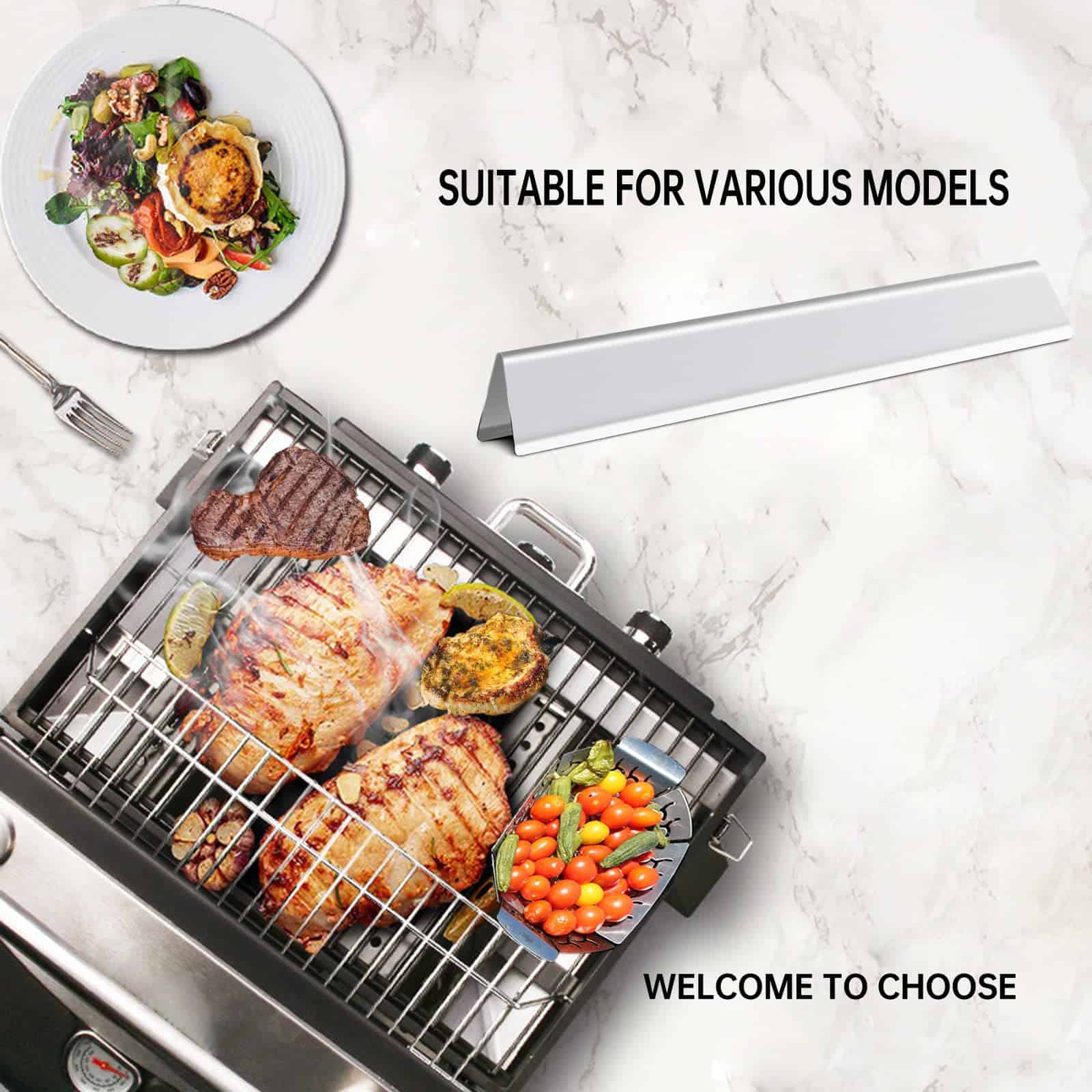 Folocy 17.125" Barras de sabor para parrilla para modelos - Imagen 8