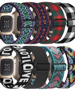 Paquete de 8 bandas elásticas compatibles con Fitbit Versa