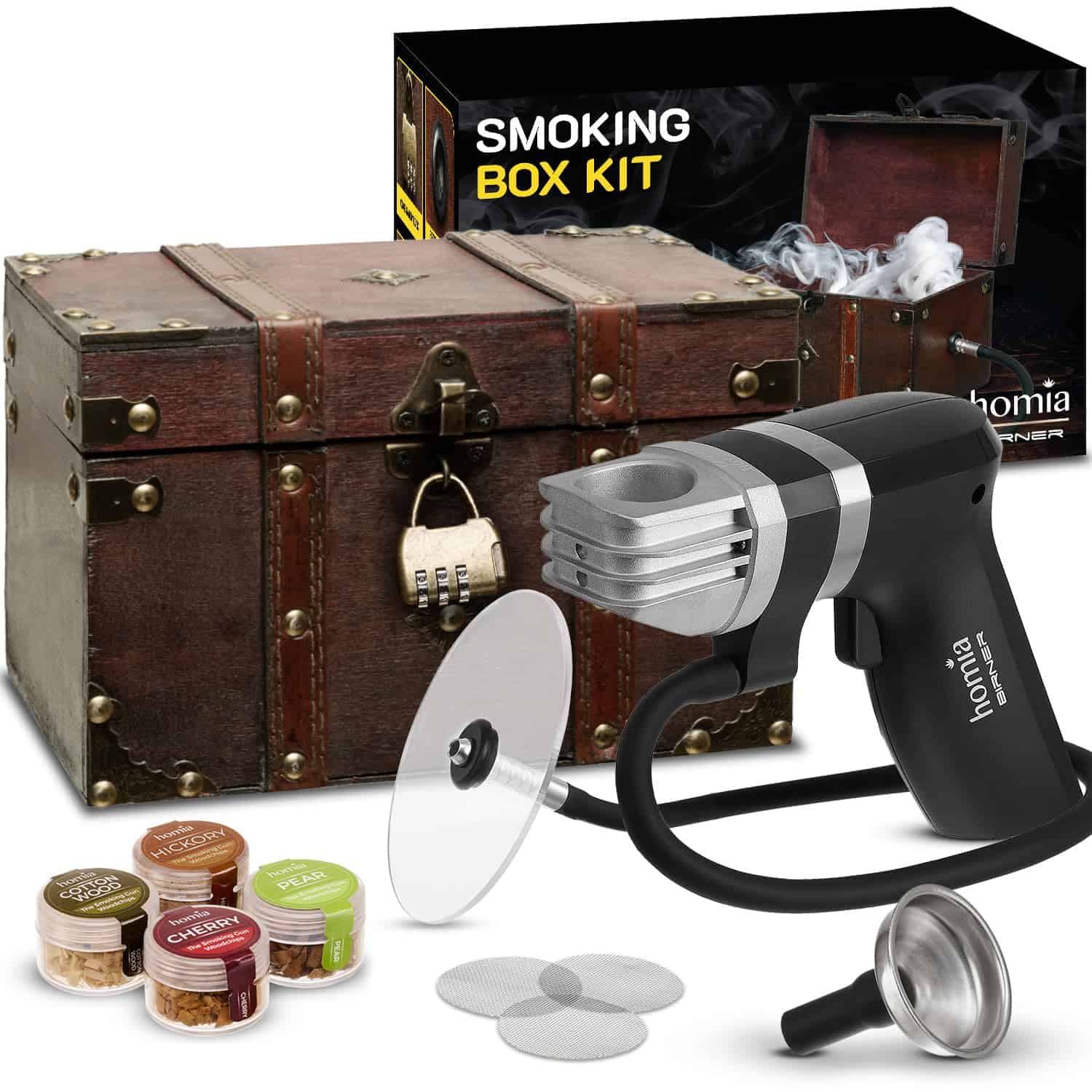 Kit de ahumado para cócteles - Kit de ahumador de whisky -