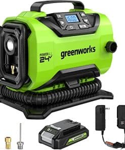 Inflador de neumáticos inalámbrico Greenworks 24V,