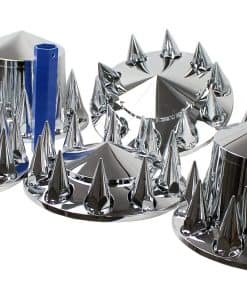 Cubierta de Eje Delantero y Trasero de ABS Cromado con