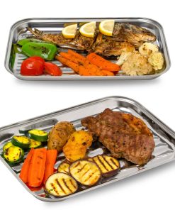 Parrillas para Barbacoa GOURMEO - Set de 2 - Parrilla de