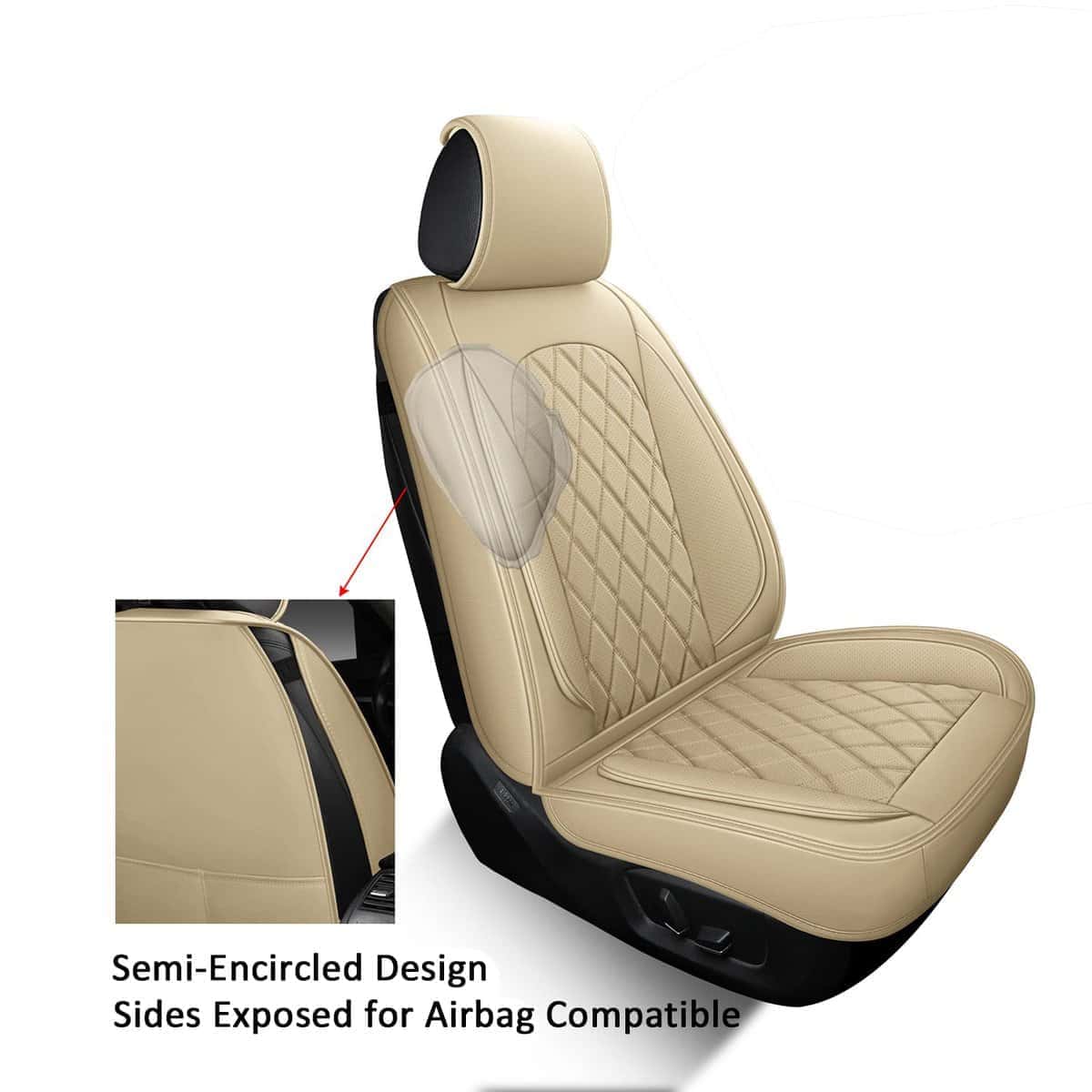 Cubiertas de Asiento Automotriz de Cuero Sintético - Imagen 3