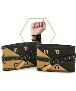 Correa de muñeca ajustable PICSIL, vendas de -Negro y Dorado