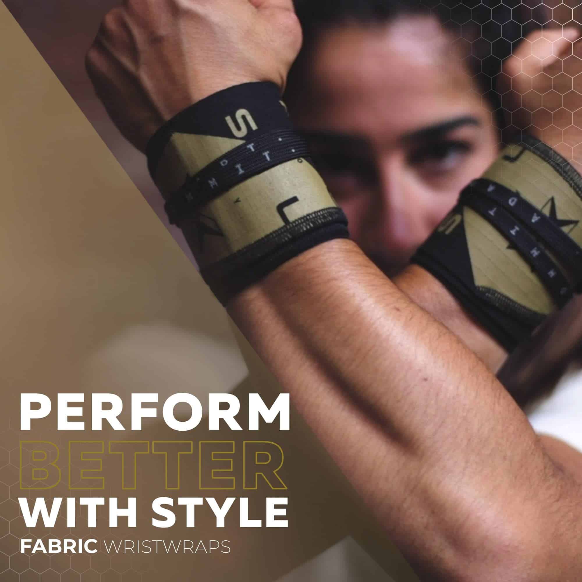 Correa de muñeca ajustable PICSIL, vendas de -Negro y Dorado - Imagen 7