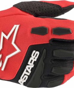 Guantes Alpinestars Youth & Kids Full Bore Rojo -Rojo Brilla